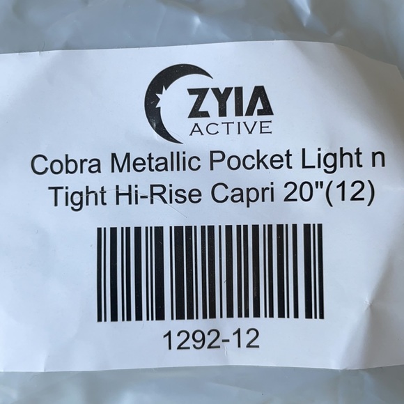 NWOT Zyia leggings - Picture 5 of 5